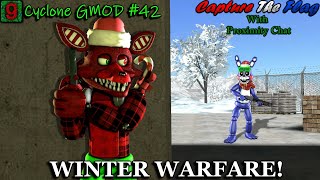 WINTER WARFARE  Capture The Flag w Proximity Chat Cyclone GMOD 42 [upl. by Eixel]