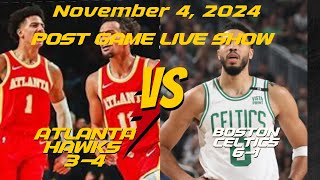 WE TALK HAWKS TV HAWKS VS CELTICS POST GAME LIVE [upl. by Deck]