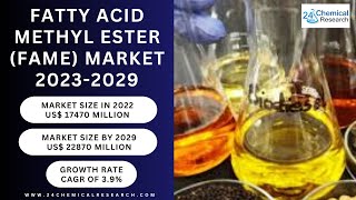 Fatty Acid Methyl Ester FAME Market 20232029 [upl. by Jedediah]