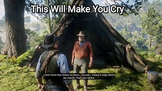 Arthur Tells Uncle About His Sickness And Choices before Dying  Red Dead Redemption 2 [upl. by Gersham]