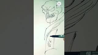 ghost rider drawing shorts ghostriderdrawing animedrawingart ghost rider skull drawing shorts [upl. by Hobey]