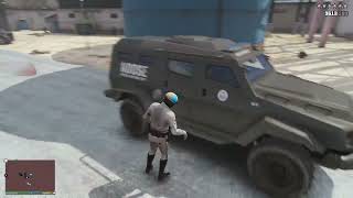 GTA V  Bolingbroke Penitentiary Shootout  Ten Stars Escape  RDE 404 Expanded [upl. by Adnorrehs]