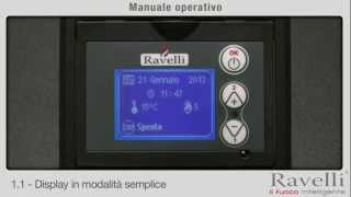 Come funzionano i tasti del display delle stufe a pellet Ravelli [upl. by Saire]