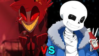 Alastor Hazbin Hotel Vs Sans Undertale  Batallas Frikis de Raping  KAPO  ProdShuka4beats [upl. by Habas]