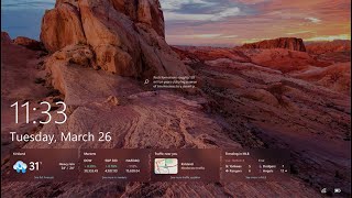 New Windows 10 and 11 Lock Screen Widgets quotBloatquot will be available to all next week [upl. by Ayinat]