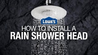 RAIN SHOWER INSTALLATION AND REVIEW  How to Install a Hibbent Rainfall Shower Head Easy [upl. by Saiff]