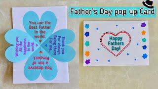 Best FATHER’S DAY pop up Card🥰Easy DIY Card for DAD😍 shorts viral short dad card fathersday [upl. by Selle594]