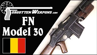 FN Model 30 The First Belgian BAR [upl. by Morrissey35]