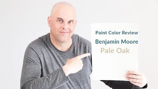 Benjamin Moore Pale Oak Color Review [upl. by Marilyn683]