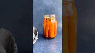 Quick Pickled Carrots appetizer pickles carrots [upl. by Gnad]