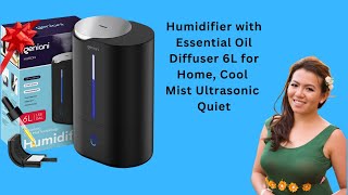 Transform Your Space Top Fill Humidifier amp Essential Oil Diffuser for Home amp Large Rooms Review [upl. by Anitnuahs]