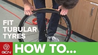 How To Fit Tubular Tyres Using Tub Tape [upl. by Laekcim]