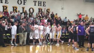 Wapsie Valley buzzerbeating win [upl. by Kcirdled436]