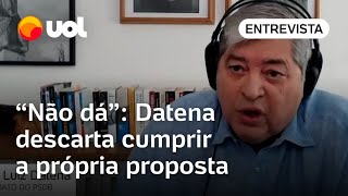 Datena diz que não dá para cumprir a própria proposta É inviável plano feito às pressas [upl. by Trevethick527]