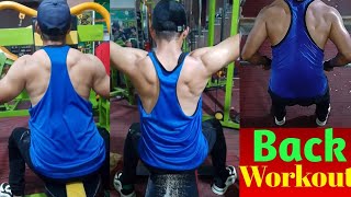 Back Workout at Gym Power set and most effective workoutgymworkout backworkout backexercise [upl. by Budding345]