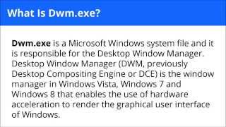 How To Remove The Dwmexe Virus [upl. by Masha]