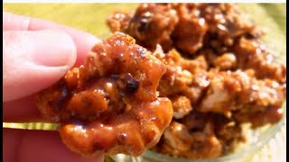 Caramelized walnuts winter recipe  food valley [upl. by Leith]