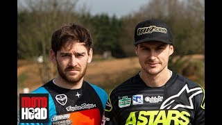 Elliott BanksBrowne and Jake Nicholls square up before the Blaxhall British championship [upl. by Eirellav286]