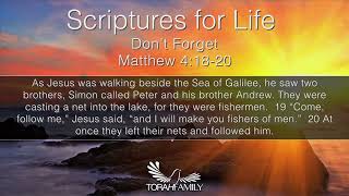 Scriptures for Life  Don’t Forget [upl. by Lybis]