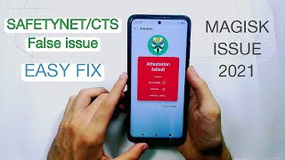 Magisk SafetyNet fix  Fix CTS false issue for Magisk users  Pass SafetyNet on Rooted Device [upl. by Kcirdor]