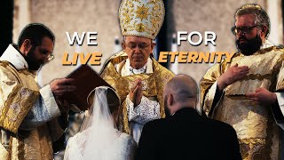 Beautiful Latin Mass Wedding with Bishop Schneider [upl. by Airdnna]