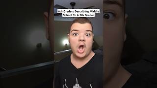 6th Graders Describing Middle School To A 5th Grader Shorts [upl. by Poole]