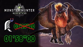 MHW  Teostra vs Anguish 0158quot00 Solo TA wiki rules [upl. by West]