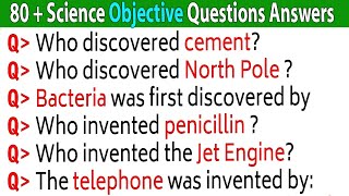 80 Science GK in English  DISCOVERIES amp INVENTIONS Objective questions Answers  Science Quiz [upl. by Eaned]