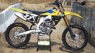 First Ride 2019 Suzuki RMZ250  Motocross Action Magazine [upl. by Tera]