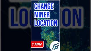 How to Change a Helium MinerHotspot Location  1 MINUTE Shorts Tutorial [upl. by Uyekawa]