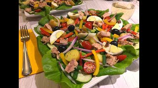 Salade Niçoise Recipe 🥗 • A Famous French Riviera Classic  Episode 647 [upl. by Lauryn165]