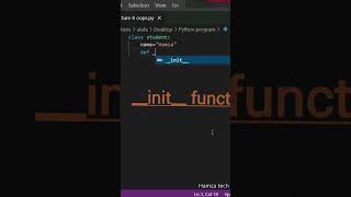 init function use in OOPS  object oriented programming using init function oop [upl. by Aitercal]