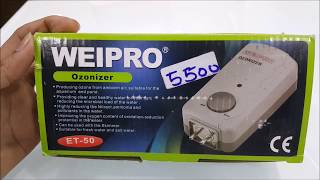 WEIPRO OZONIZER  OZONIZER FOR AQUARIUM  MARINE ACCESSORIES [upl. by Vannie]