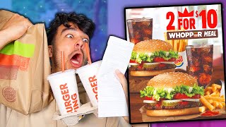 Letting Advertisements DECIDE What i Eat for 24 HOURS IMPOSSIBLE FOOD CHALLENGE [upl. by Neelrad]