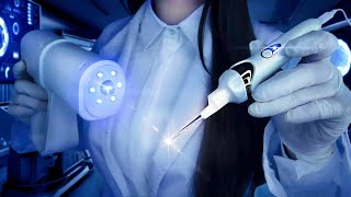 ASMR Super professional ear treatment and ear cleaning English ver  scifi asmr [upl. by Emina]