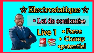 live1🚨 révision de cours électrostatique [upl. by Boak86]