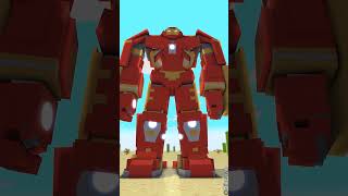 Zombie Becomes Hulkbuster in Hulk Challenge ⌚⚡⌚ Transform Watch minecraft zombieavenger [upl. by Nonnahs]