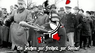 quotVolk ans Gewehrquot  German Volkssturm Song [upl. by Yearwood]