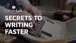 Secrets to Writing Steno Faster [upl. by Anitap]