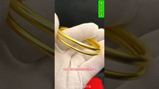 WOW THATS A PURE 22K GOLDEN BANGLE MAKING diy gold reels shorts short trending viral 22k [upl. by Sinclare624]