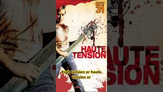 October Recommendations  Day Three  HIGH TENSION  31days 31daysofhorror Hightension horror [upl. by Devinna]