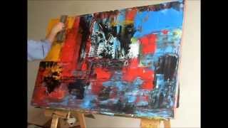 Acrylmalerei Abstrakte Kunst [upl. by Jarvis]