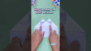 How to make the Best Ariplane ✈️  best flying paper airplane paper plane diy craft shorts fly [upl. by Ahseram777]