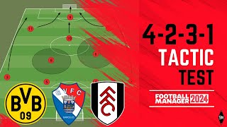 4231 Symmetrical Gegenpress  FM24  Tactic Tests [upl. by Thurmann]