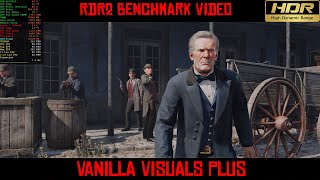 1620p60fpsHDR RTX 4070 Ti Super amp Ryzen 5800x3D Benchmark Video  Modded RDR2 feat AV1 Codec [upl. by Odnumyer508]