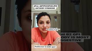 Antiphospholipid antibody syndrome Updated Sydney criteria drvandanapuri [upl. by Etan297]