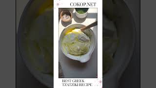 The Best Greek Tzatziki Sauce Recipe Ever [upl. by Yenaffit466]