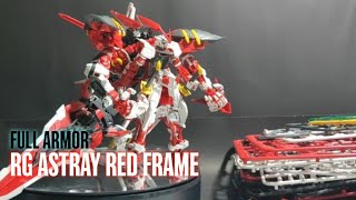 REVIEW AND ASSEMBLY REAL GRADE ASTRAY RED FRAME FULL ARMOR Flight Unit Powered Arm Caletwvlch [upl. by Nezam476]