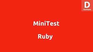 How to Use MiniTest in Ruby [upl. by Animlehliw181]