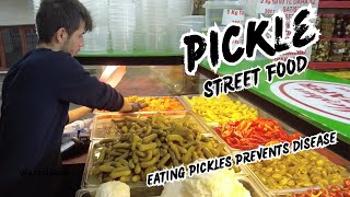 Pickles  Pickles are a cure for all diseases streetfood cooking food istanbul [upl. by Aratas]